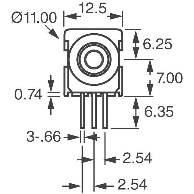 51CAD-E28-A10L Bourns Inc.  Rotary Potentiometers Rheostats